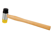 Product Type:RUBBER AND PLASTIC HAMMER WITH WOODEN HANDEL