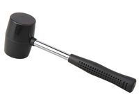 Product Type:RUBBER HAMMER WITH STEEL TUBL HANDEL