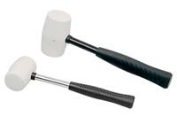 Product Type:WHITE RUBBER HAMMER WITH STEEL TUBL HANDEL